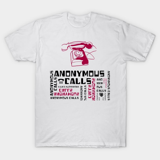 Old school telephone - anonymous calls T-Shirt by Qwerdenker Music Merch